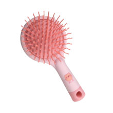 Rainbow Volume Anti-Static Magic Detangler Hair Curl Straight Massage Paddle Brush Comb Hair Care Styling Tools with Mirror